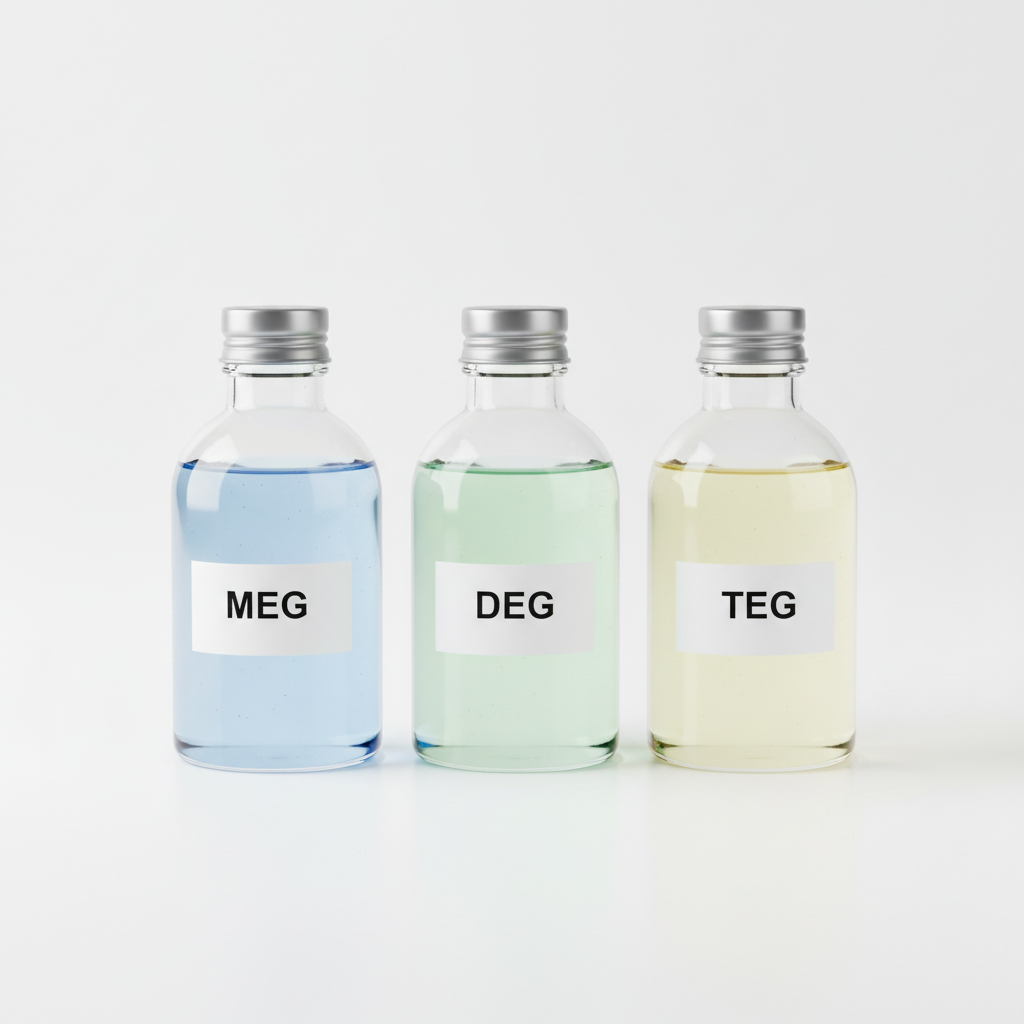 MEG, DEG, TEG
